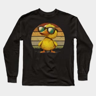 Cute Yellow Duck Long Sleeve T-Shirt